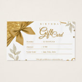 Verjaardag Cadeau Profiel Kaart (Voorkant)