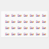 Verjaardag Cadeau Sticker Cadeau met Baby Beren Pa (Vel)