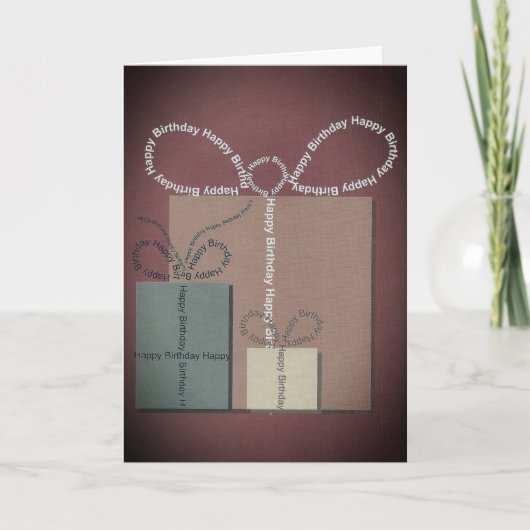 Verjaardag cadeau voor mannen of vrouwen kaart (Voorkant)