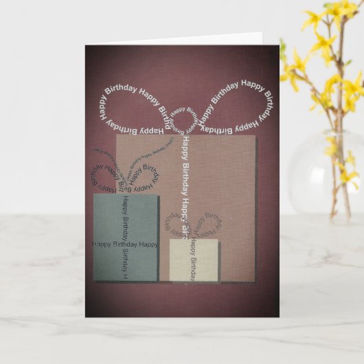 Verjaardag cadeau voor mannen of vrouwen kaart (Gele Bloem)