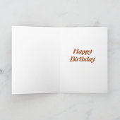 Verjaardag Cadeau Wenskaart Kaart (Binnen)