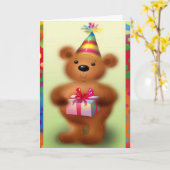 Verjaardag Cadeau Wenskaart Kaart (Gele Bloem)