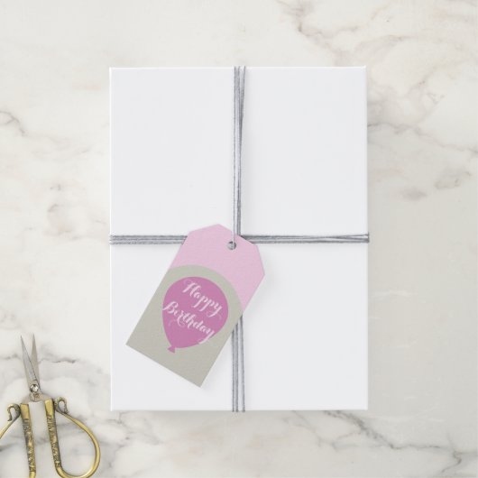 Verjaardag Cadeaubijsluiter Cadeaulabel (Met Touw)