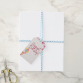 Verjaardag cadeaubijsluiter, gepersonaliseerd cadeaulabel (Met Touw)