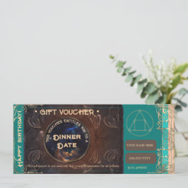 Verjaardag cadeaubon certificaat