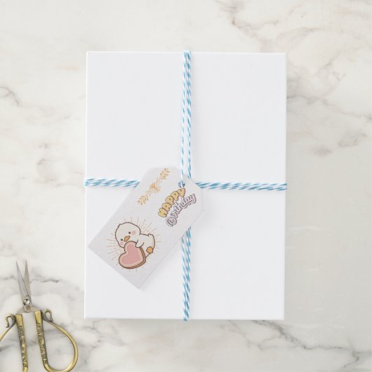 VERJAARDAG CADEAULABEL (Met Touw)