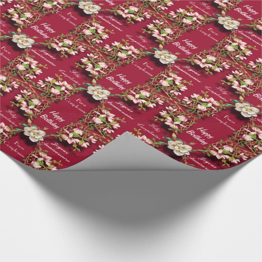 Verjaardag Cadeaupapier (Hoek)