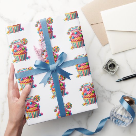 Verjaardag cadeaupapier (Geschenken)