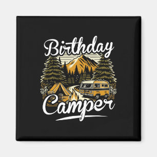 Verjaardag Camper Kamperen Magneet