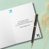 Verjaardag Cat Pilot Foto & Vliegtuig Funny Aviati Kaart