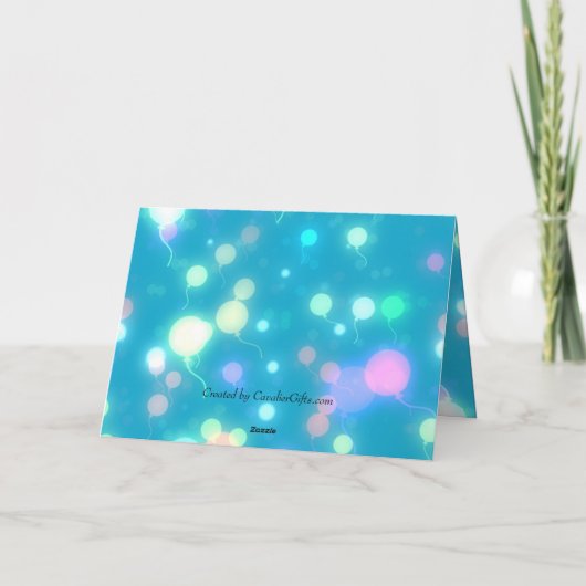 Verjaardag Cavaler King Charles Spaniel Kaart (Achterkant)