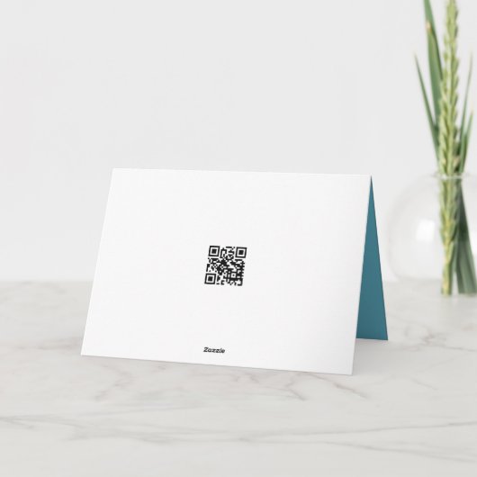 Verjaardag Caveman en Alien Robot door een kampvuu Kaart (Achterkant)