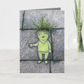 Verjaardag Chalk Doodle Street Art van een gelukki Kaart (Voorkant)