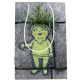 Verjaardag Chalk Doodle Street Art van een gelukki Medium Cadeauzakje (Voorkant)