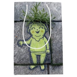 Verjaardag Chalk Doodle Street Art van een gelukki Medium Cadeauzakje