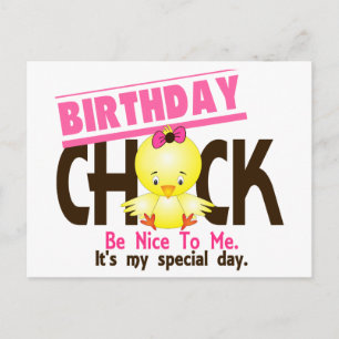 Verjaardag Chick 2 Briefkaart