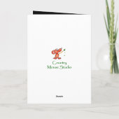 Verjaardag Chickade met Schrift Zegen binnen Kaart (Achterkant)