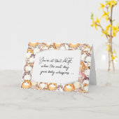 Verjaardag Chubby Cartoon Cats Humor Kaart (Gele Bloem)