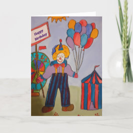 Verjaardag Clown Verjaardag Kaart