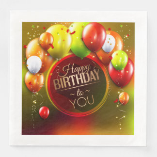 Verjaardag Cocktail servetten