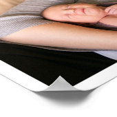 Verjaardag collage foto gepersonaliseerd poster (Hoek)