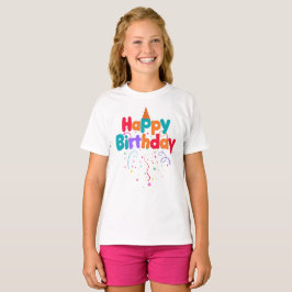 Verjaardag Confetti T-shirt
