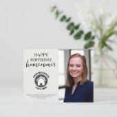 Verjaardag Contactgegevens Foto Vastgoed   Briefkaart (Staand voorkant)