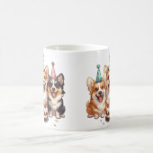 Verjaardag Corgi Dogs Koffiemok (Center)