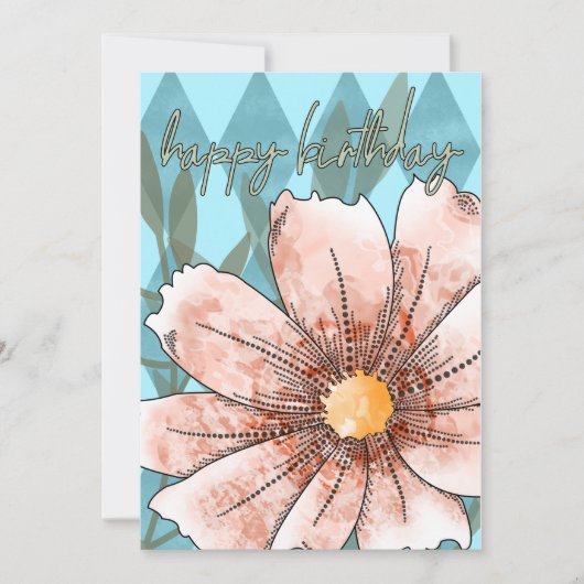 Verjaardag Cosmo Feestdagenkaart (Voorkant)