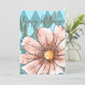 Verjaardag Cosmo Feestdagenkaart (Staand voorkant)