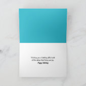 Verjaardag Cowboylaarzen en gitaar op het strand Kaart (Binnen)