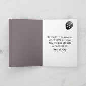 Verjaardag Cranky Old Lady Gezicht Kaart (Binnen)