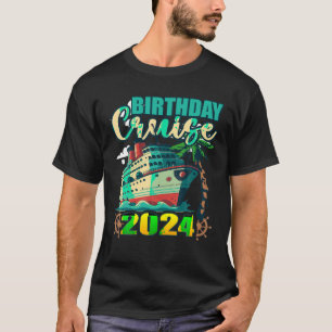 Verjaardag Cruise 2024 Mediterraans Cruisefamilie T-shirt