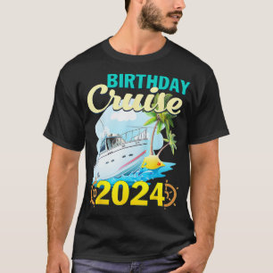 Verjaardag Cruise 2024 Mediterraans Cruisefamilie T-shirt