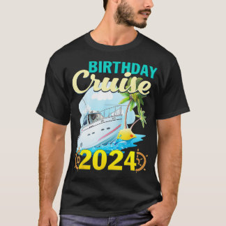 Verjaardag Cruise 2024 Mediterraans Cruisefamilie T-shirt