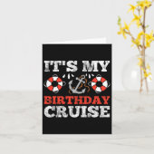 Verjaardag Cruise Boating Party Kaart (Gele Bloem)