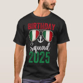 Verjaardag Cruise Cadeaus 2025 Matching Party Squa T-shirt (Voorkant)