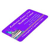 Verjaardag Cruise Custom Stateroom Deurmarkering Magneet (Linkerzijde)