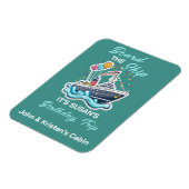 Verjaardag Cruise Grappige Groep gepersonaliseerd  Magneet (Linkerzijde)