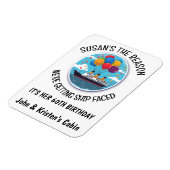 Verjaardag Cruise Grappige Groep gepersonaliseerd Magneet (Linkerzijde)