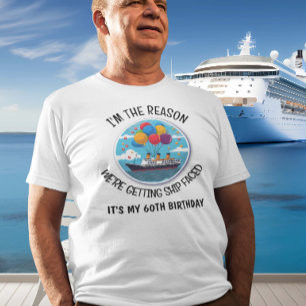 Verjaardag Cruise Grappige Groep gepersonaliseerd T-shirt