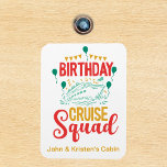 Verjaardag Cruise Grappige Groep Gepersonaliseerde Magneet<br><div class="desc">Dit ontwerp kan op het gebied worden gepersonaliseerd dat door de foto en/of tekst te veranderen wordt verstrekt. Of het kan worden aangepast door te klikken deze Sjabloon personaliseert en dan de klik te kiezen om verdere optie aan te passen en de kleur van de achtergrond te schrappen of te...</div>