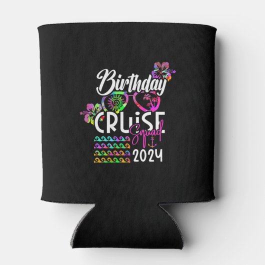 Verjaardag Cruise Squad 2024 Blikjeskoeler (Achterkant)