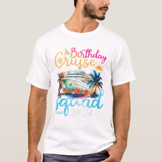 Verjaardag Cruise Squad 2024 Cruise Verjaardagsfee T-shirt