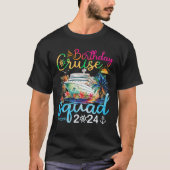 Verjaardag Cruise Squad 2024 Cruise Verjaardagsfee T-shirt (Voorkant)