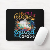 Verjaardag Cruise Squad 2025 Cruise Verjaardag Par Muismat (Met muis)