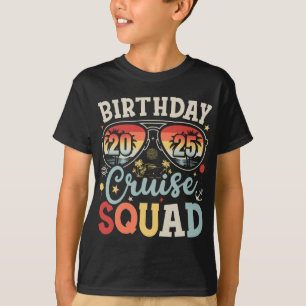 Verjaardag Cruise Squad 2025 Familie Matching Boy T-shirt