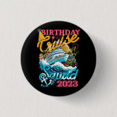 Verjaardag Cruise Squad Cruiseschip Verjaardagsfee Ronde Button 3,2 Cm (Voorkant)