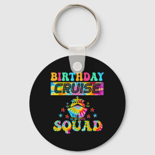Verjaardag Cruise Squad Cruising Vakantie Matching Sleutelhanger