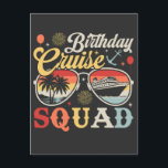 Verjaardag Cruise Squad Groep Familie Matching Briefkaart<br><div class="desc">Verjaardag Cruise Squad Crew Vakantiegroep Familie Matching Design Gift Standaard Briefkaart Classic Collectie.</div>